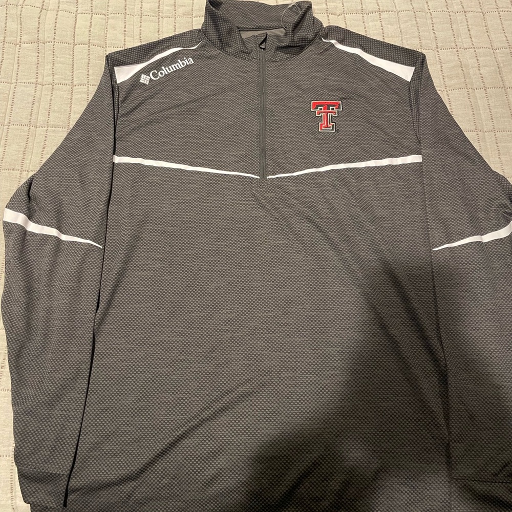 Columbia Men's Texas Tech Charcoal Performance Jacket